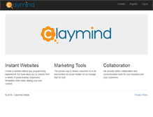 Tablet Screenshot of claymind.com